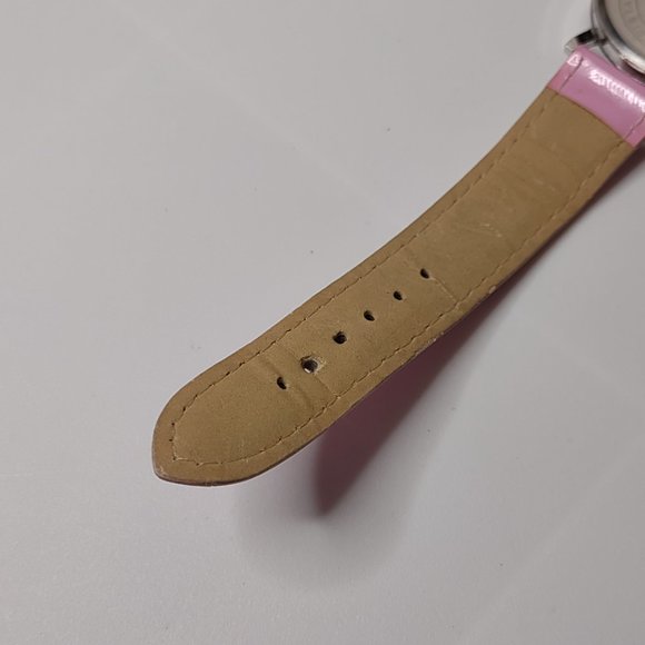 Who Cares I'm Already Late Watch With Pink Band - Picture 12 of 12